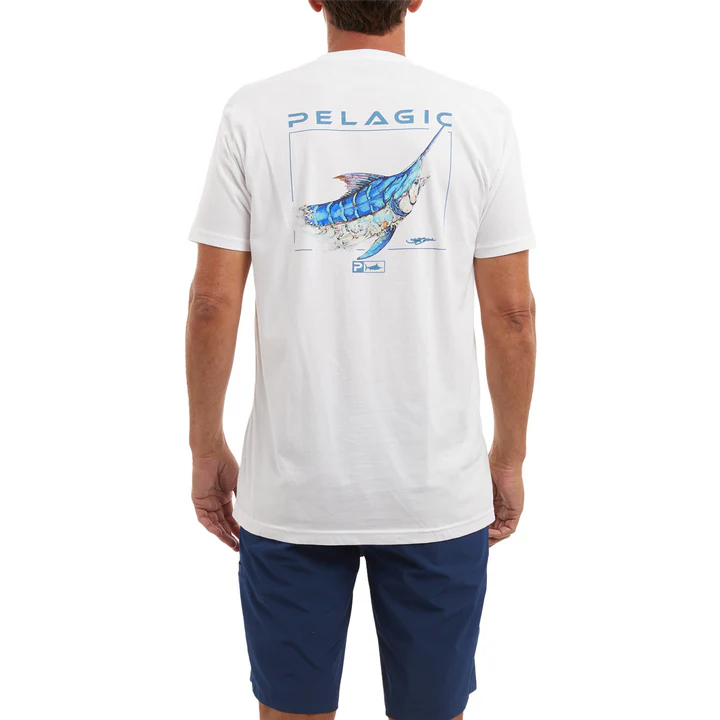 Goione Marlin Premium T-Shirt - White