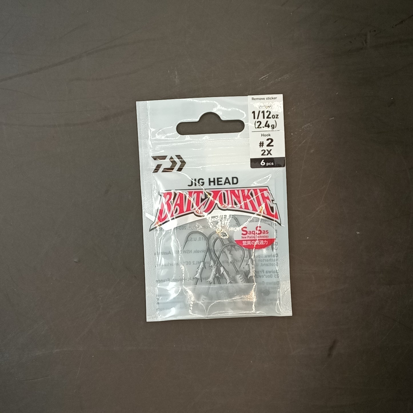 Daiwa Bait junkie jig head 1/12 #2