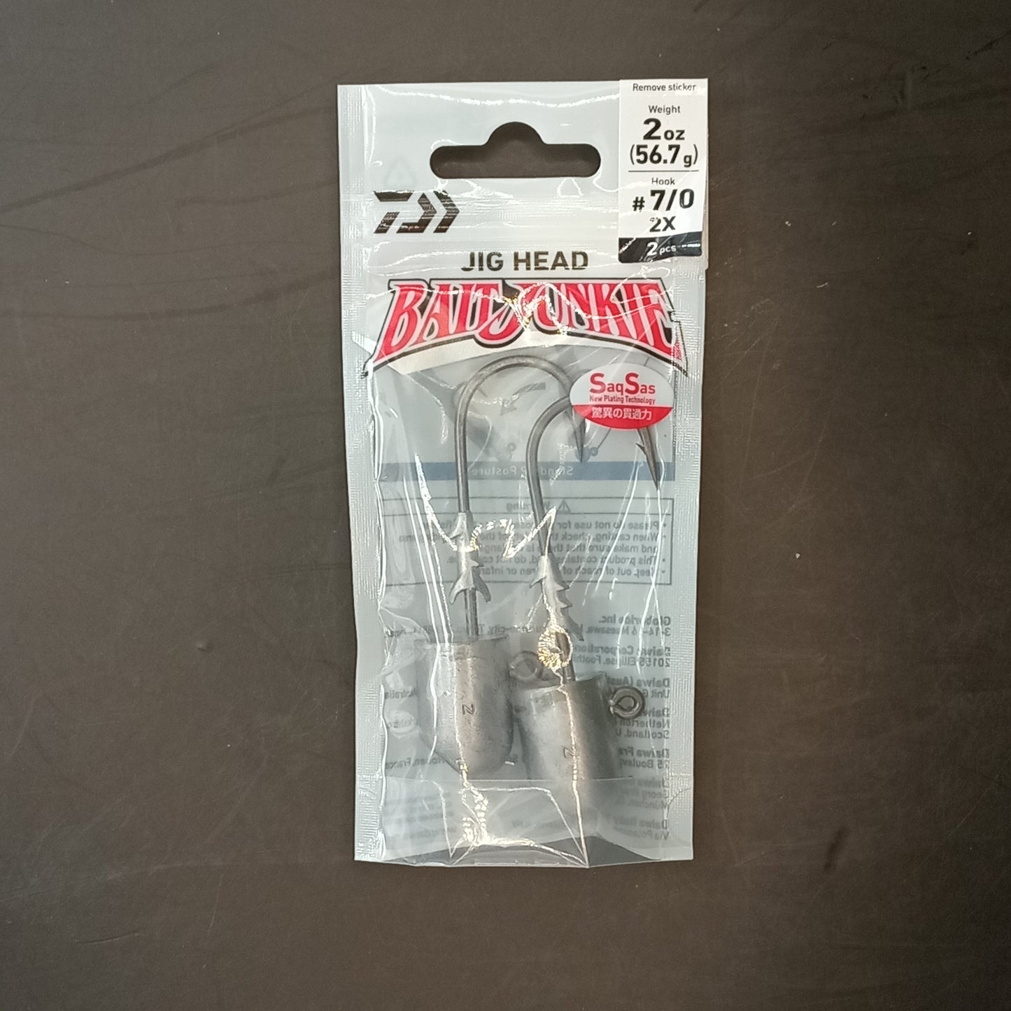 Daiwa Bait junkie jig head 2oz 7/0