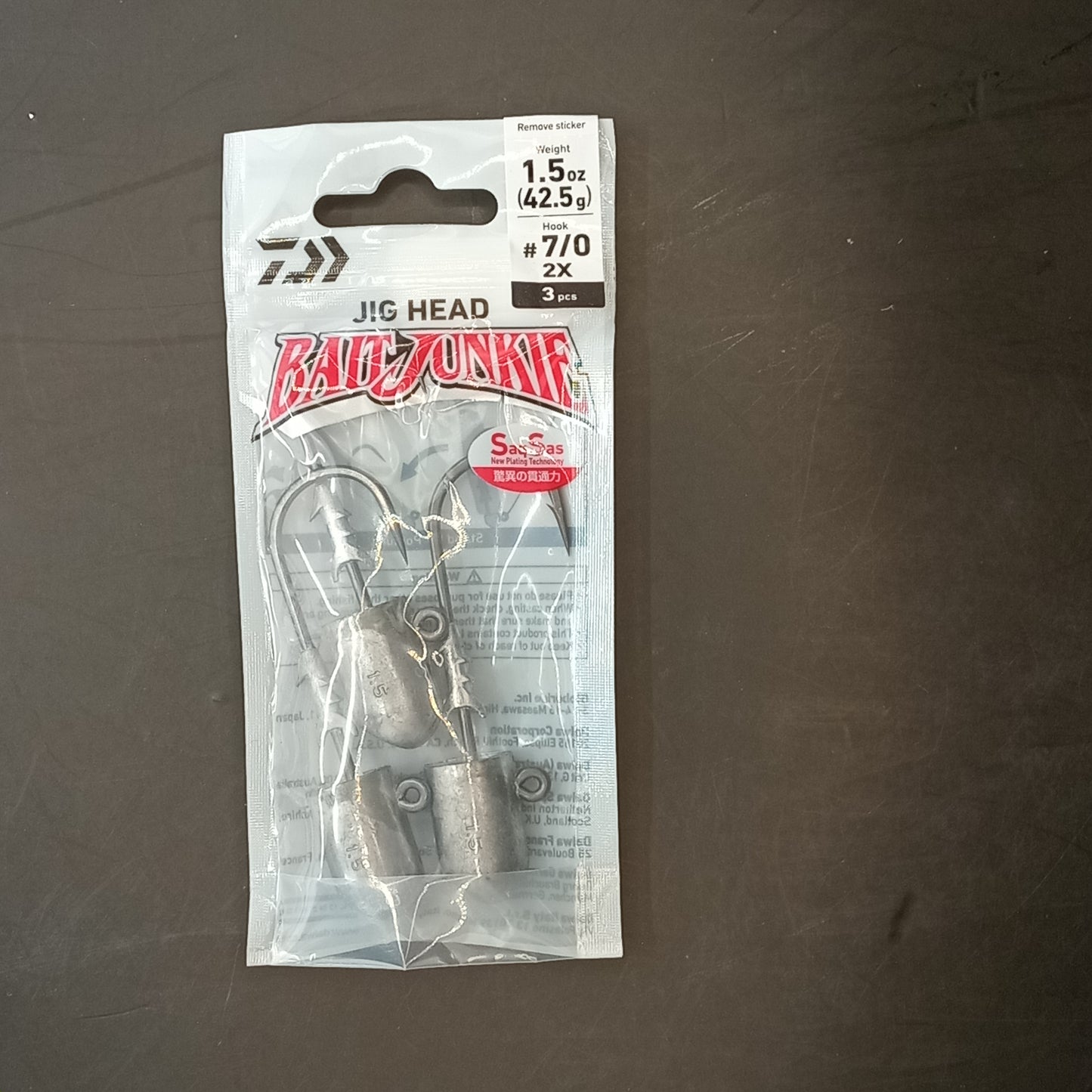 Daiwa Bait junkie jig head 1.5oz 7/0