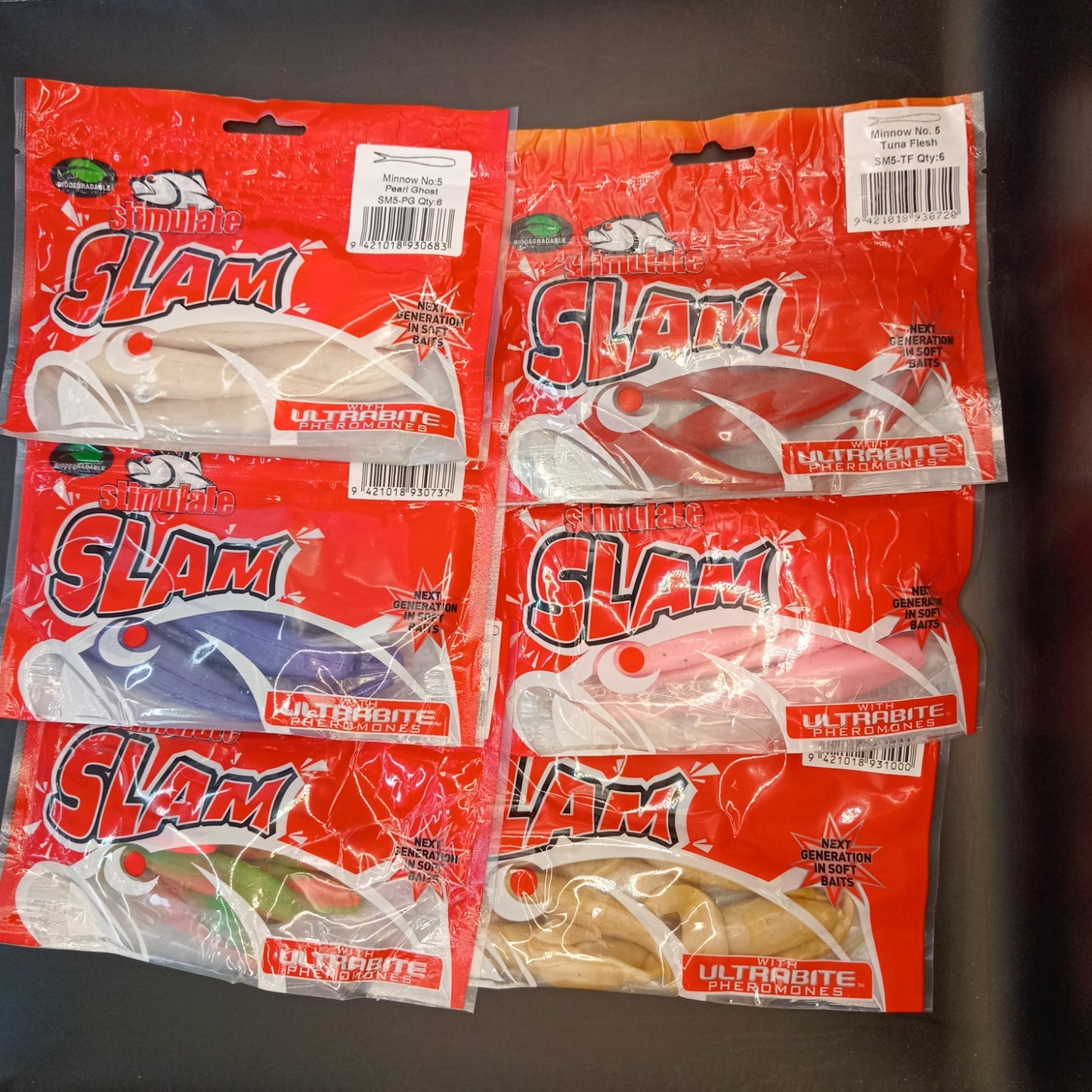 SLAM soft baits