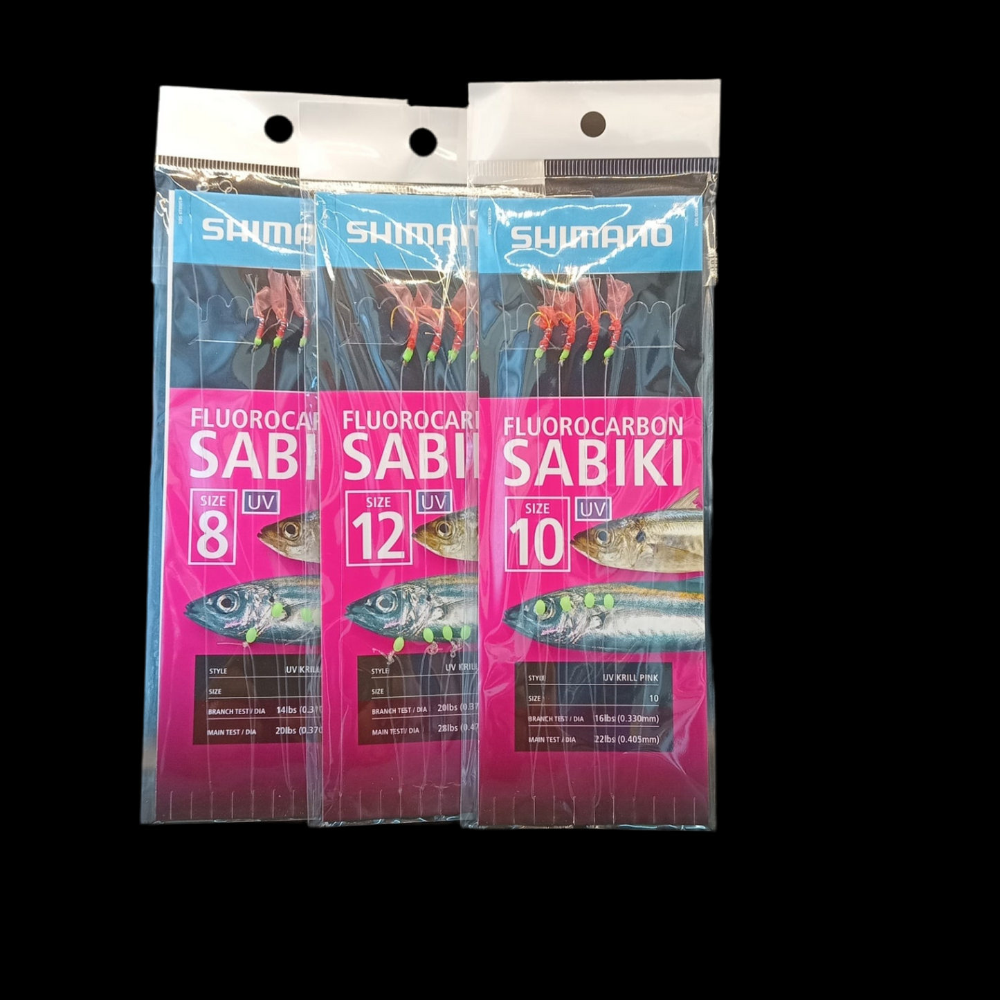 Shimano Fluorocarbon Sabiki UV Krill Pink