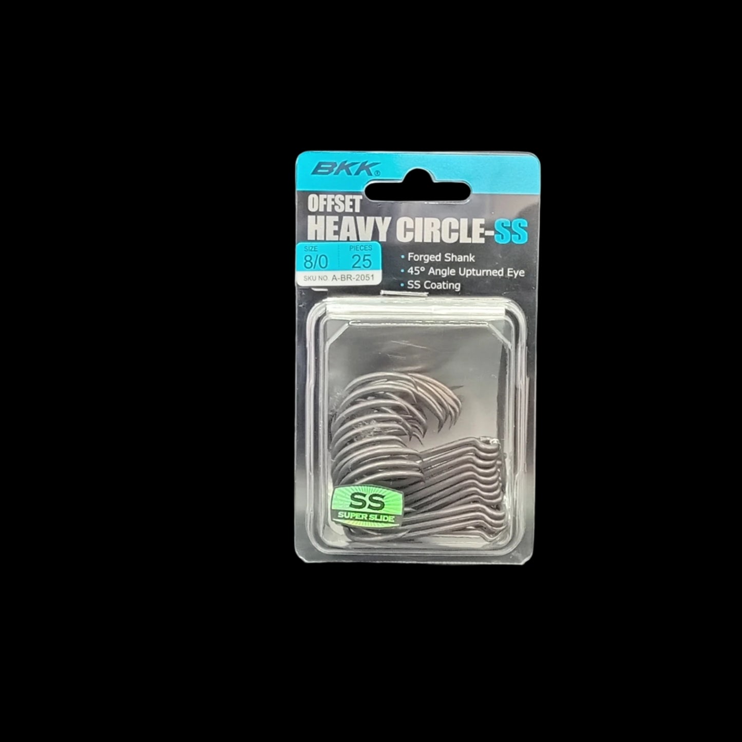 BKK Heavy circle hook-SS 25PK 8/0