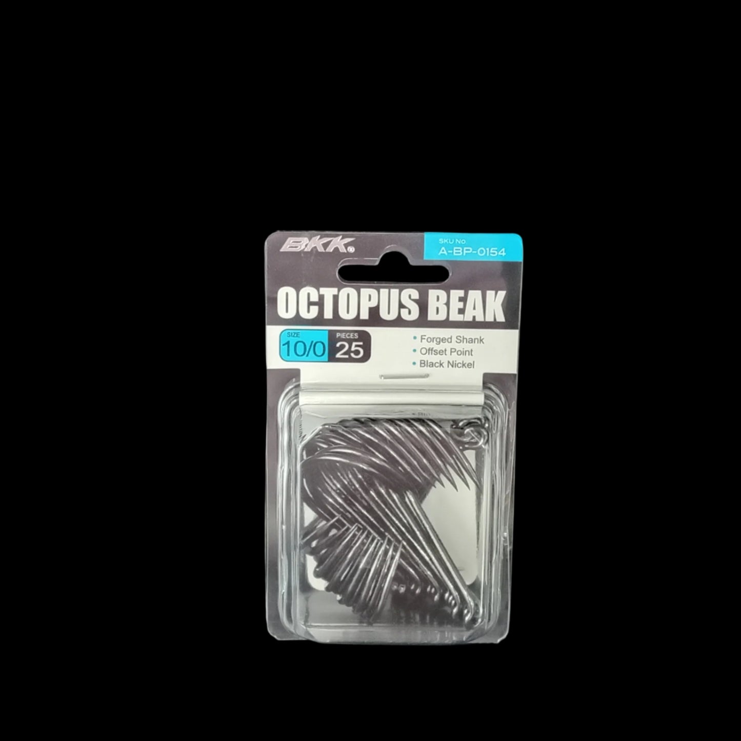 BKK Octopus Beak (Black) 25pk 10/0