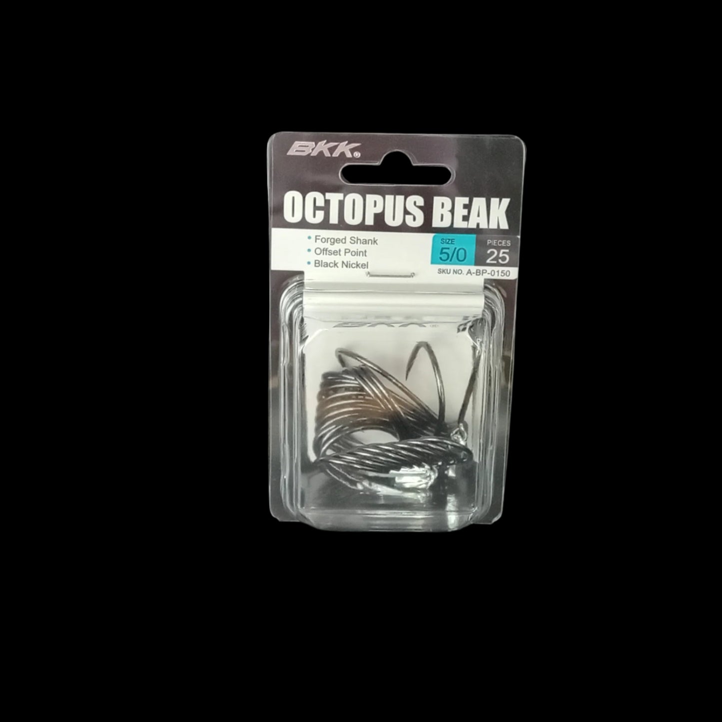 BKK Octopus Beak (Black) 25pk 5/0
