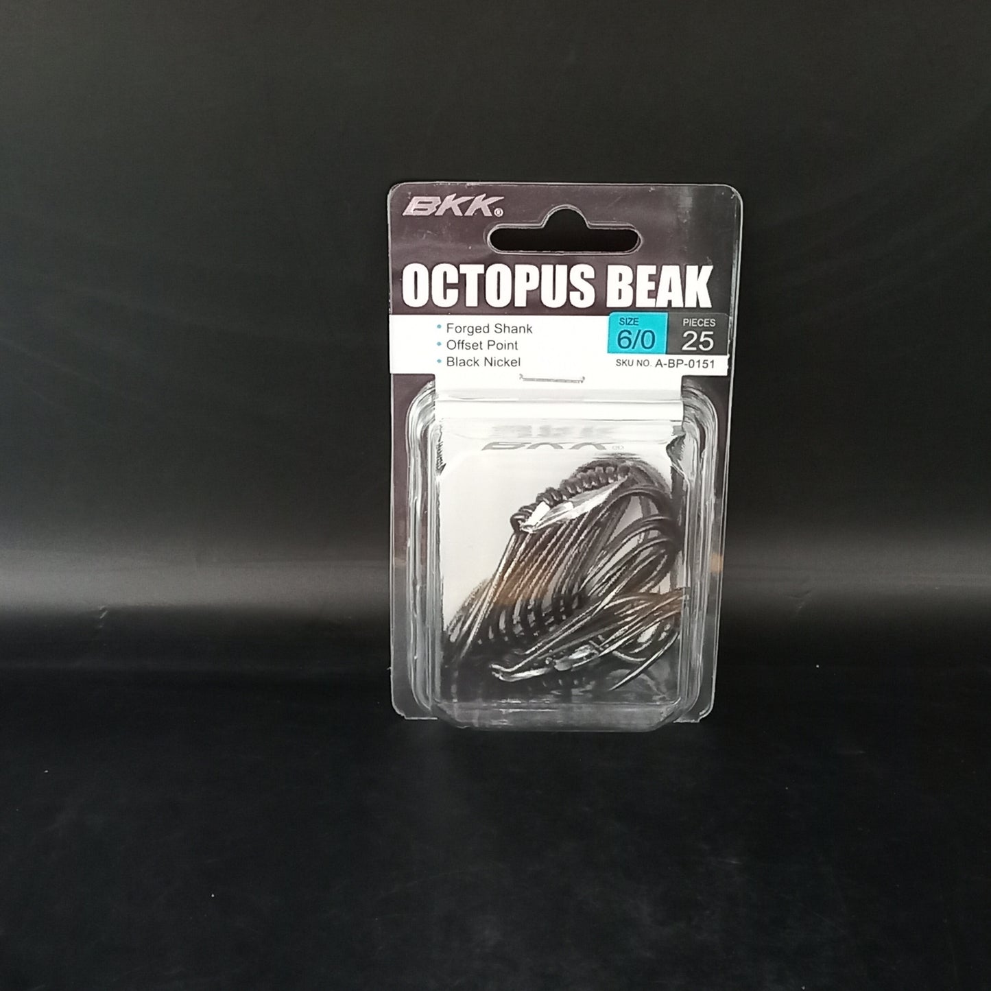 BKK Octopus Beak (Black) 25pk 6/0