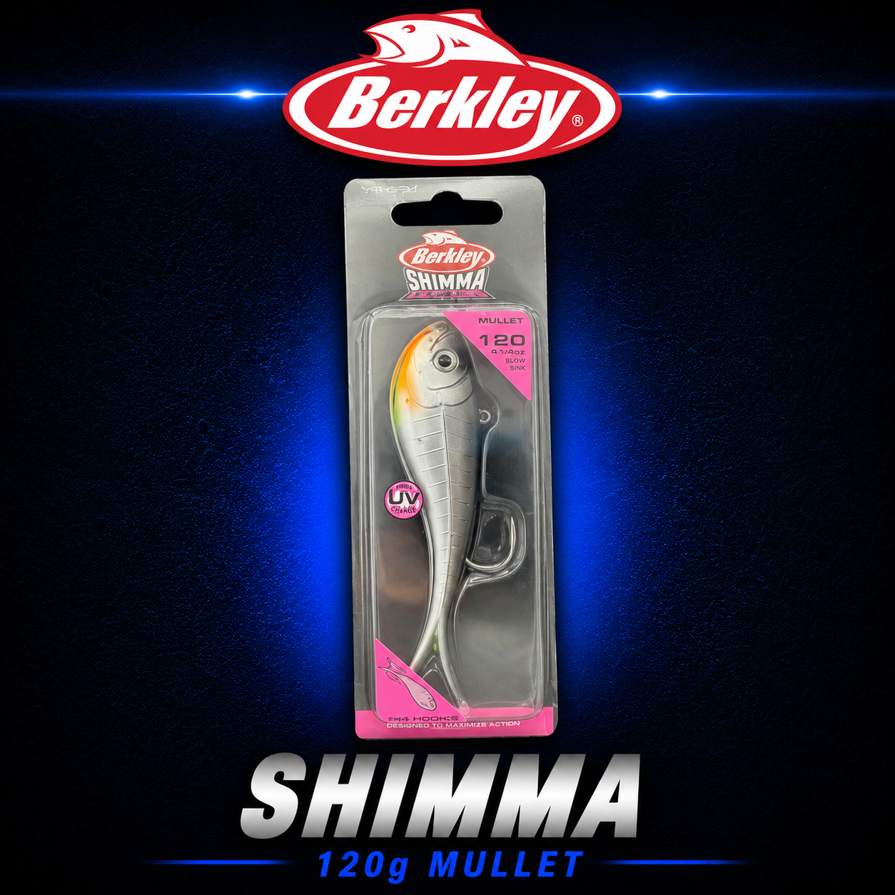 Berkley Shimma 120g Mullet, Soft Lure, Warren Hay Marine, Whangarei