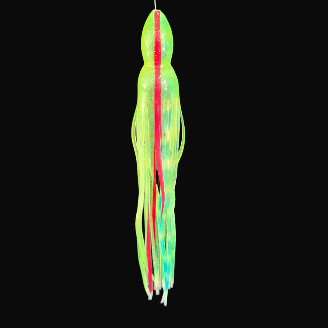 Blue ocean replacement octopus skirt 302 (8") Translucent lumo