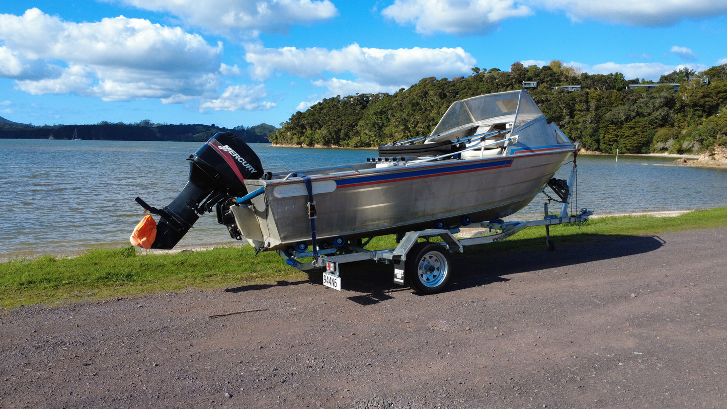 USED MARCO 490 – Compact Fishing Boat with Mercury 50hp 2-Stroke