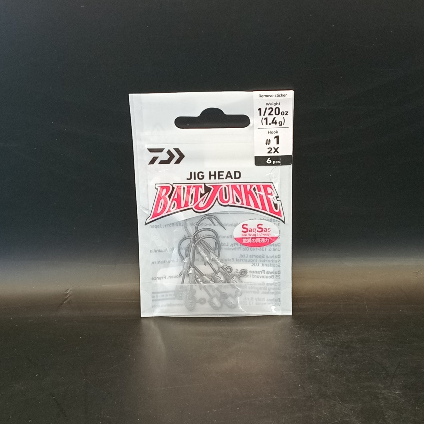 Daiwa Bait junkie jig head 1/20oz #1