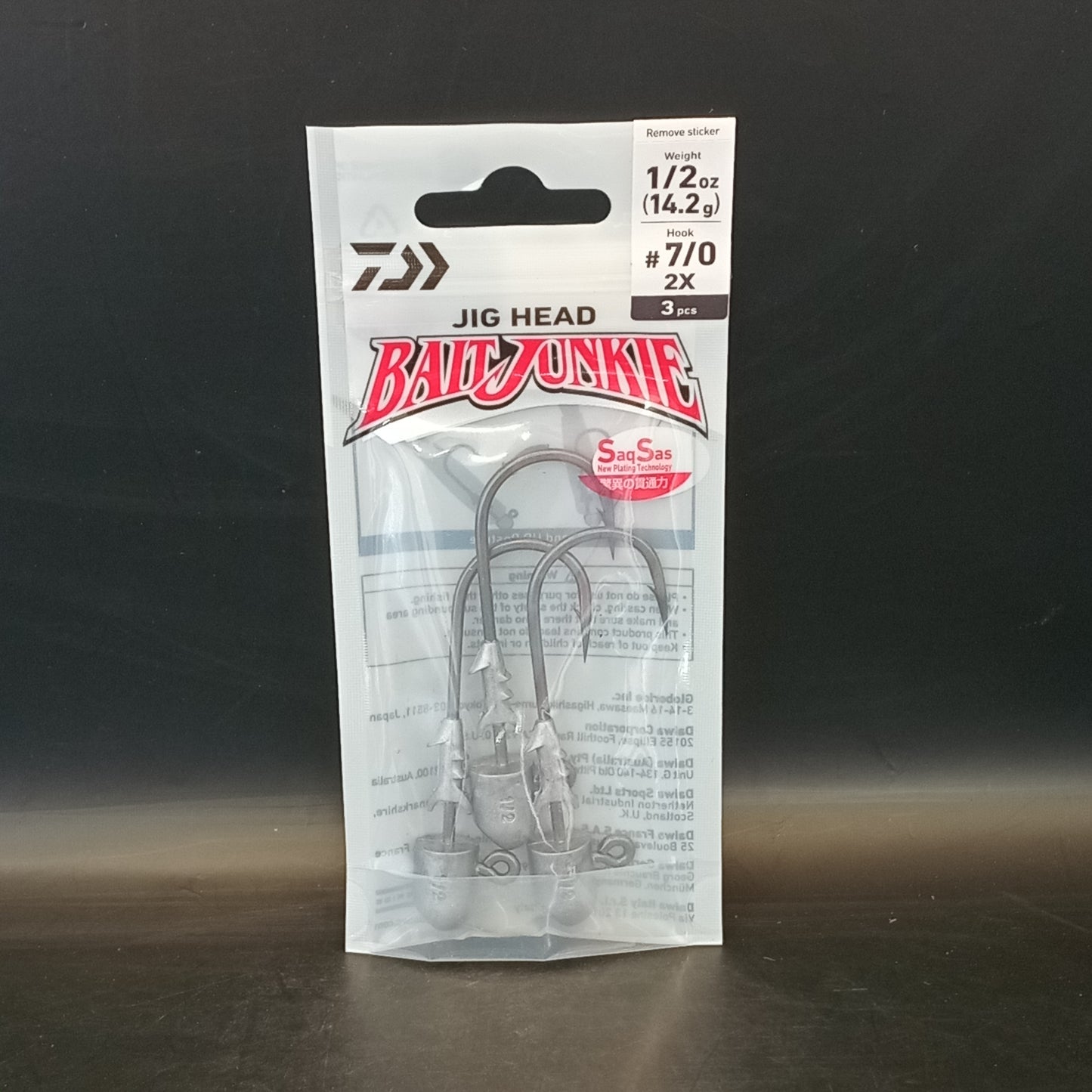 Daiwa Bait junkie jig head 1/2oz #7/0