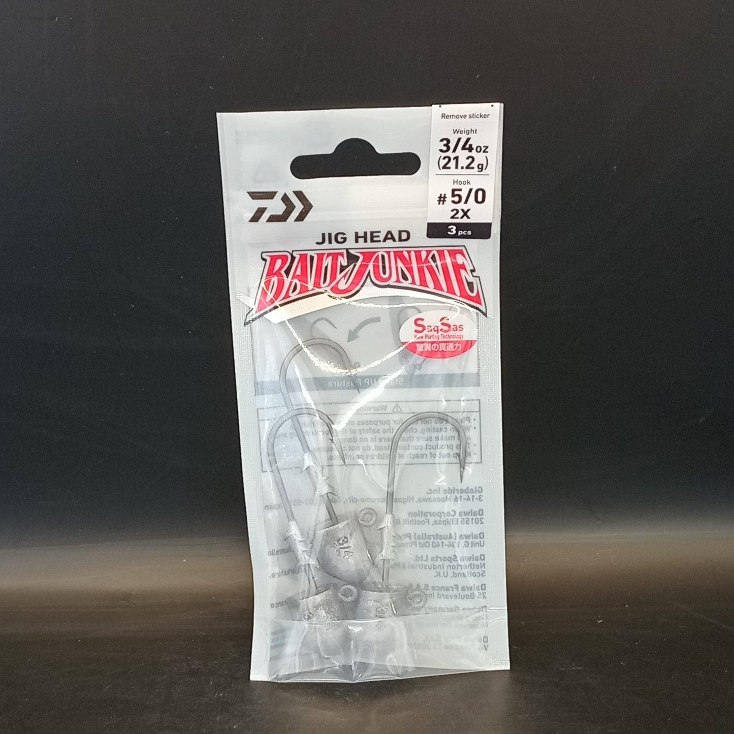 Daiwa Bait junkie jig head 3/4oz #5/0