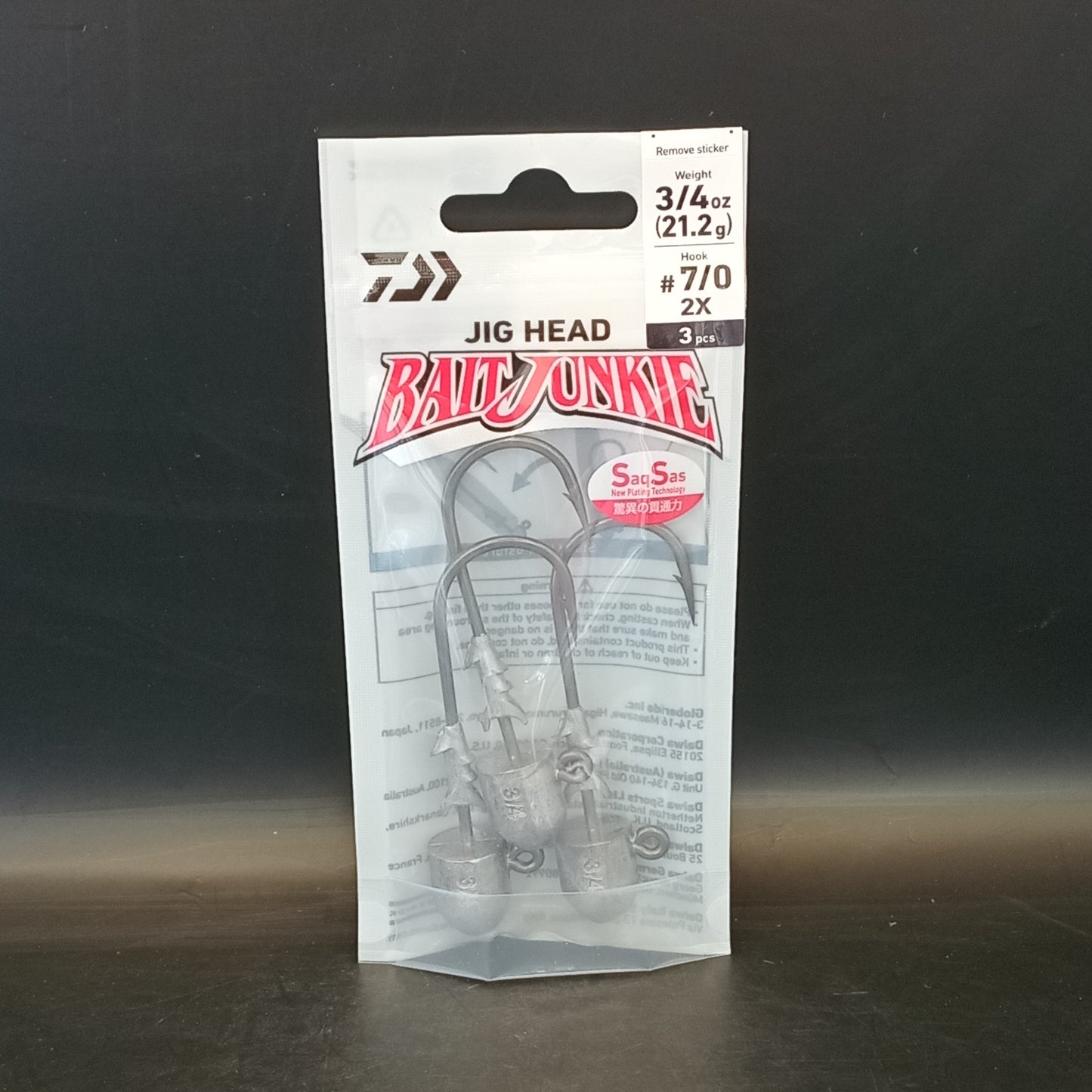 Daiwa Bait junkie jig head 3/4oz #7/0