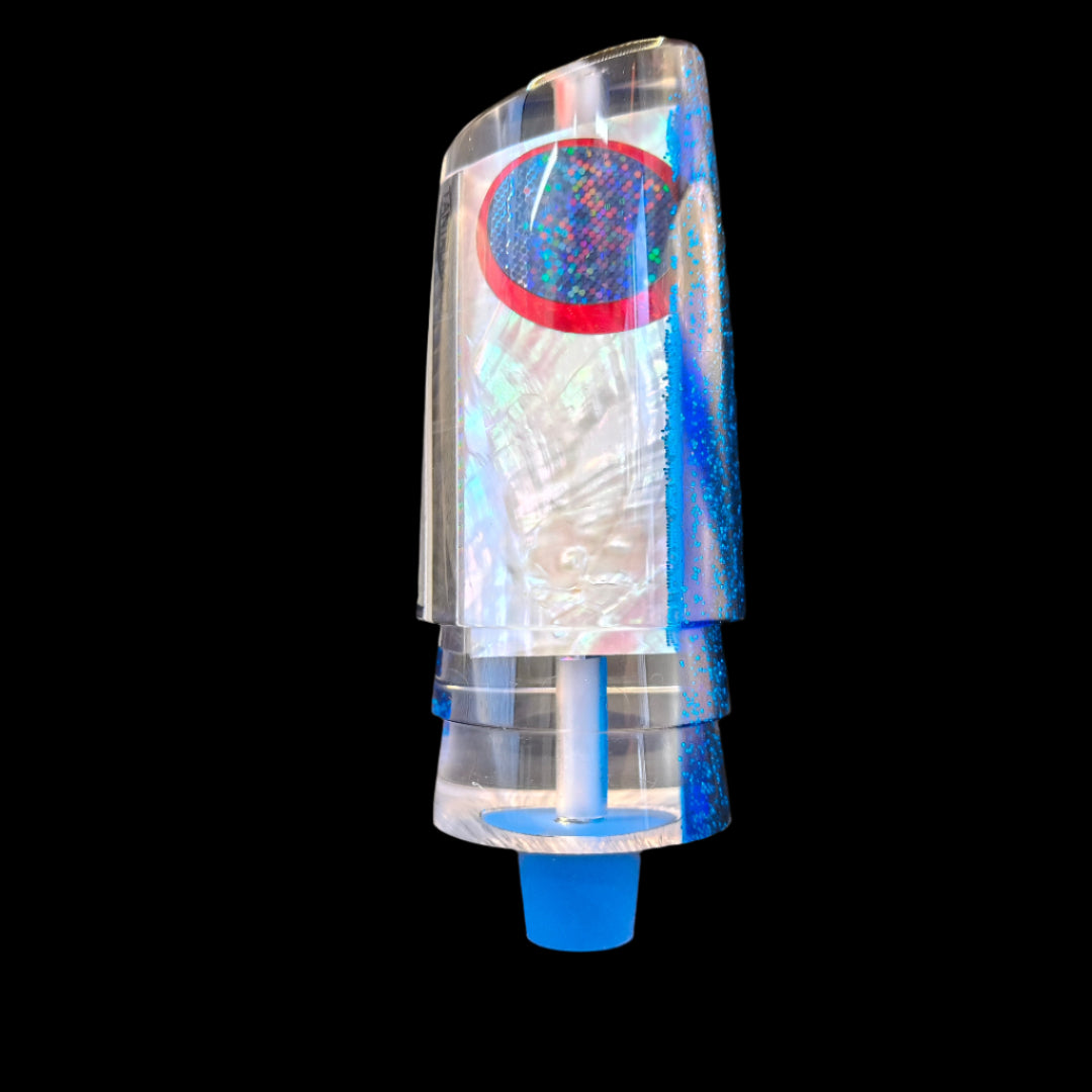 Tantrum Lures XL Kaboom Head in Dark Blue – 113mm Kona-made big game lure head only, available at Warren Hay Marine.