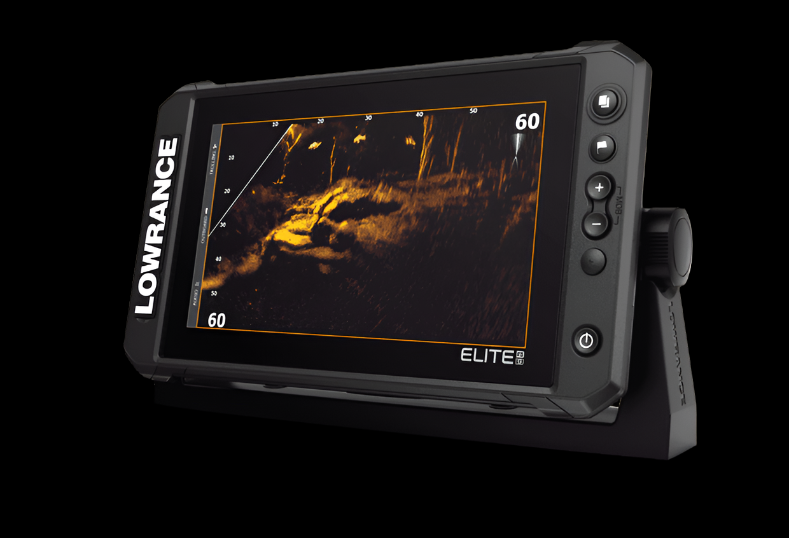 Lowrance Elite FS-9 combo with Airmar TM185M 1kW CHIRP transducer – available at Warren Hay Marine, Whangarei
