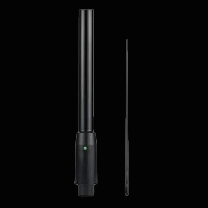 GME AW366VB 1.8m detachable VHF antenna in black – available at Warren Hay Marine, Whangarei