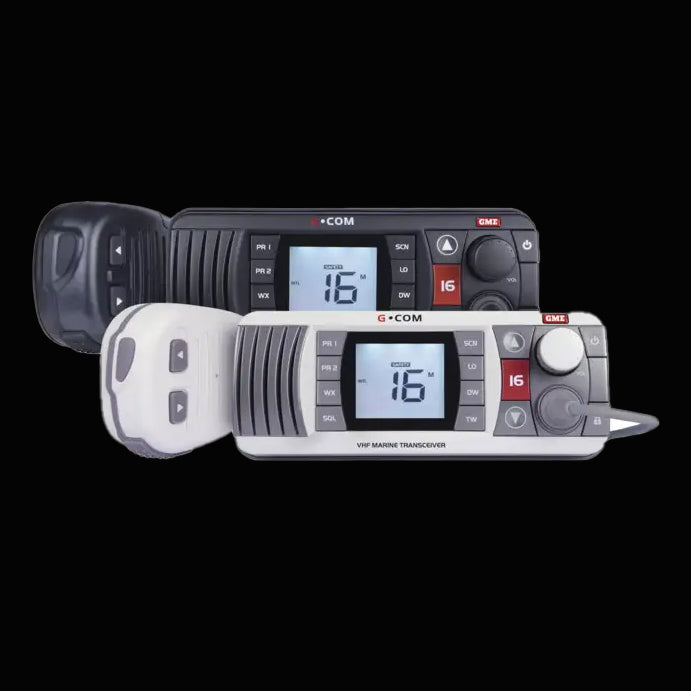 GME GX700 VHF Marine Radio – compact waterproof marine radio available at Warren Hay Marine, Whangarei