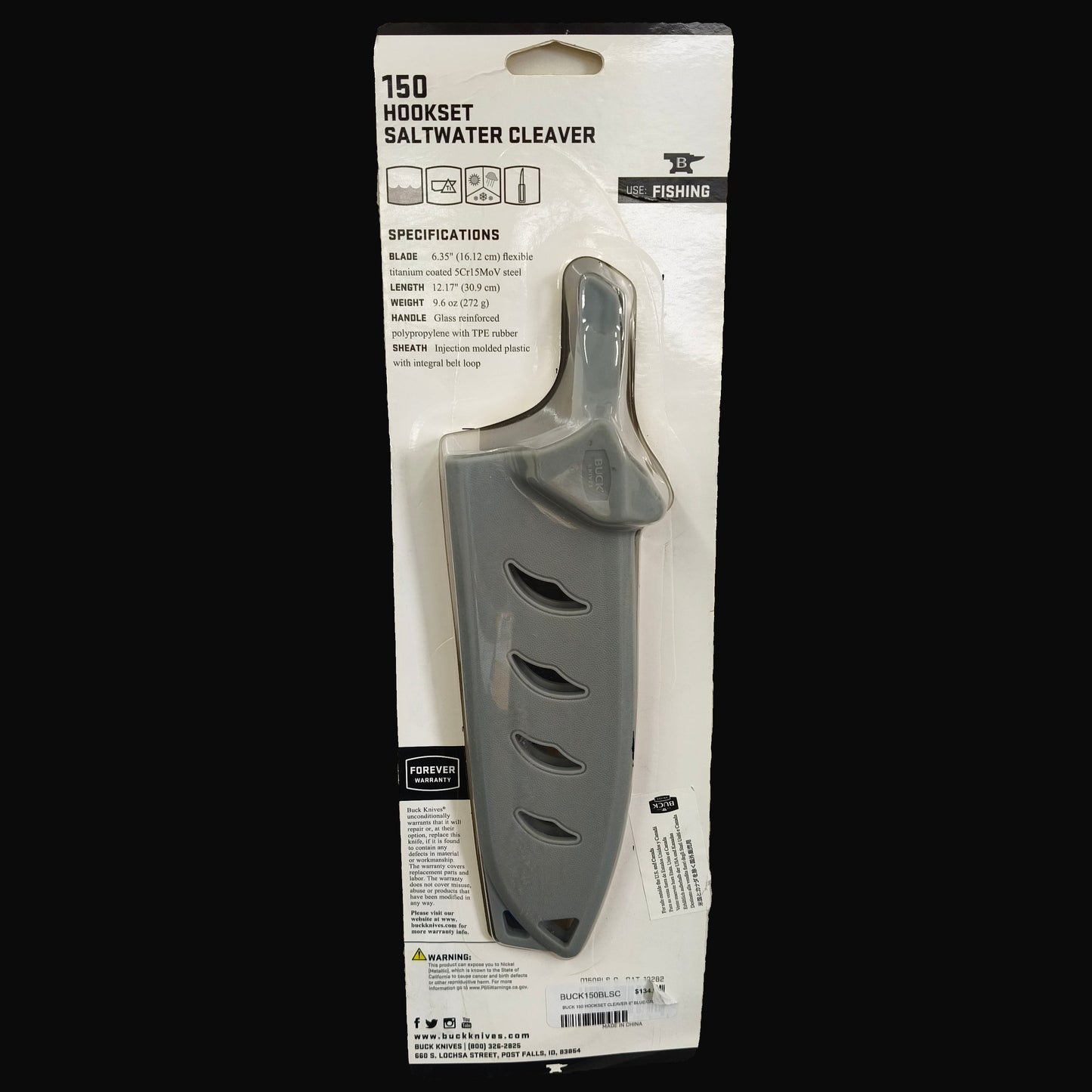 Buck 150 Hookset Saltwater Cleaver