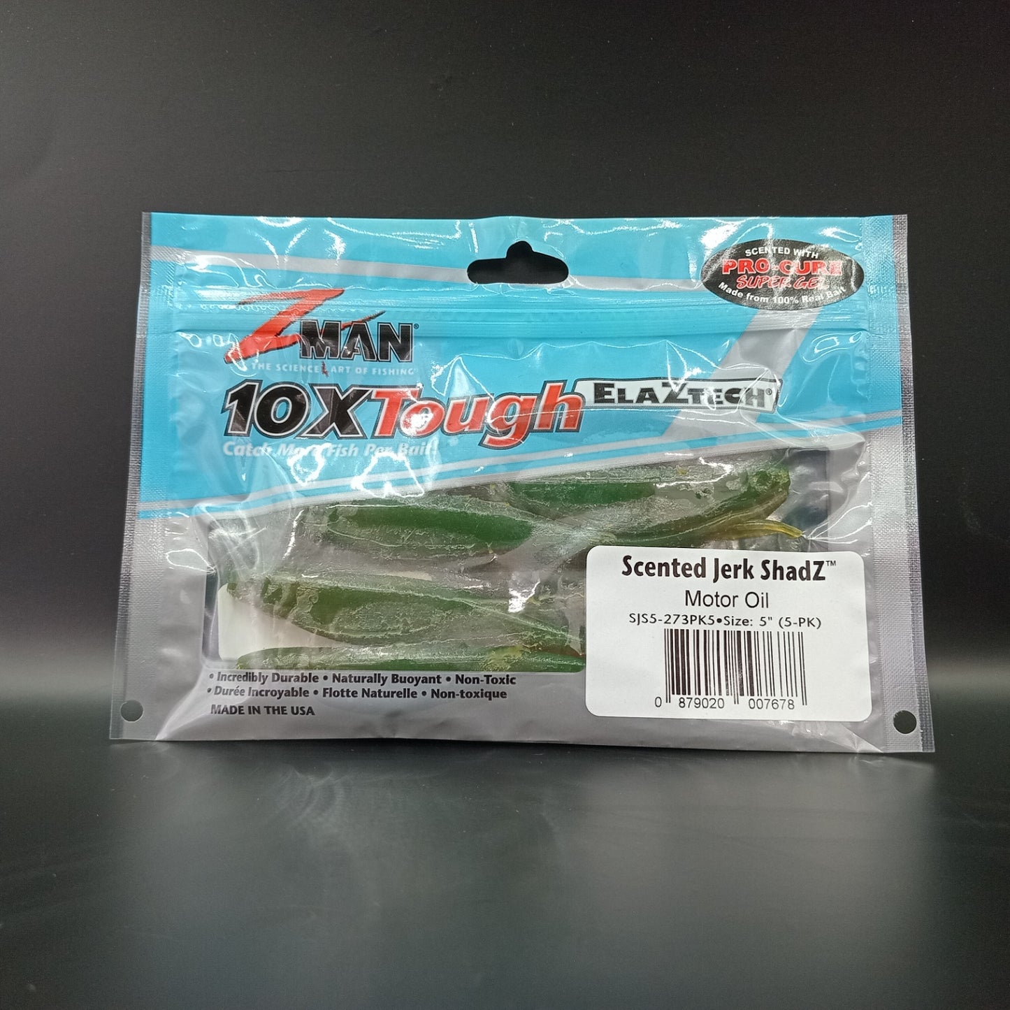 Zman Scented Jerkshad 5" Motor Oil