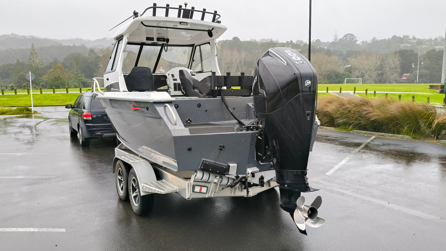 Lazercraft Sportfisher 650HT with Mercury 200hp V8 outboard