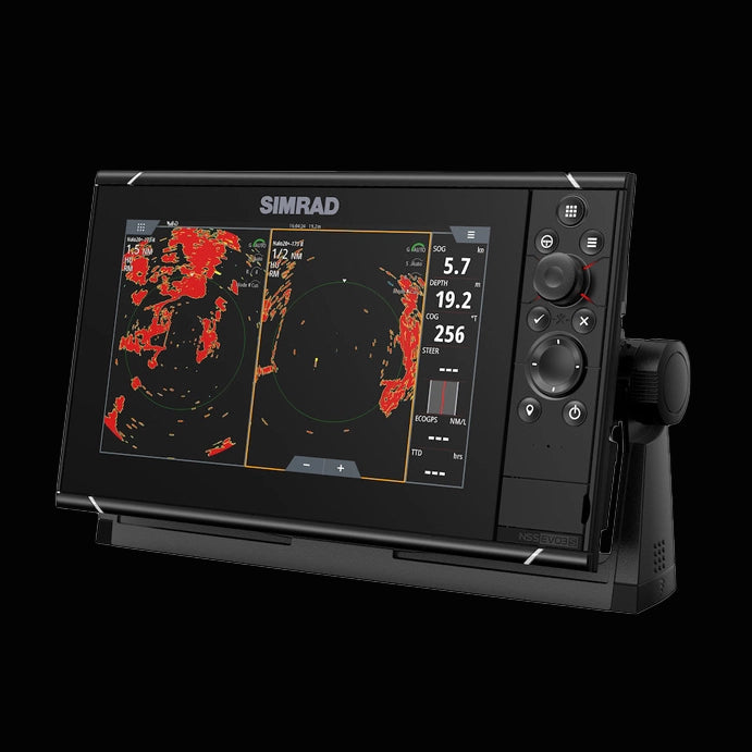Simrad NSS16 EVO3S Combo MFD with World Basemap – 16" marine multifunction display at Warren Hay Marine, Whangarei