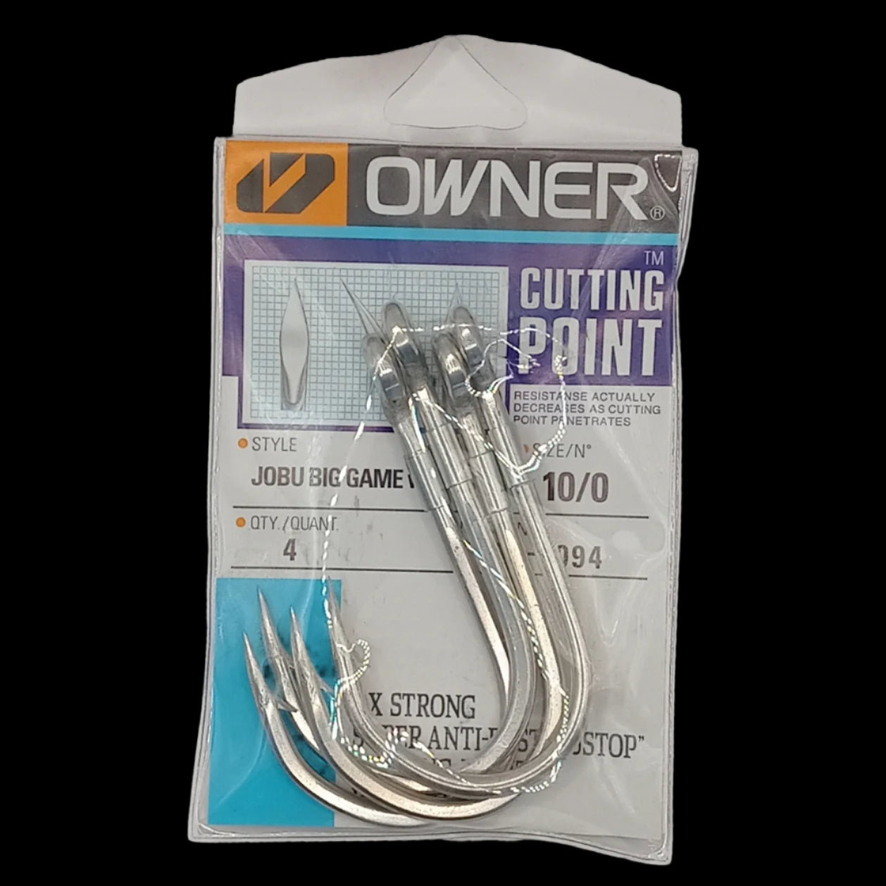 Owner JOBU Big Game hook with rustop