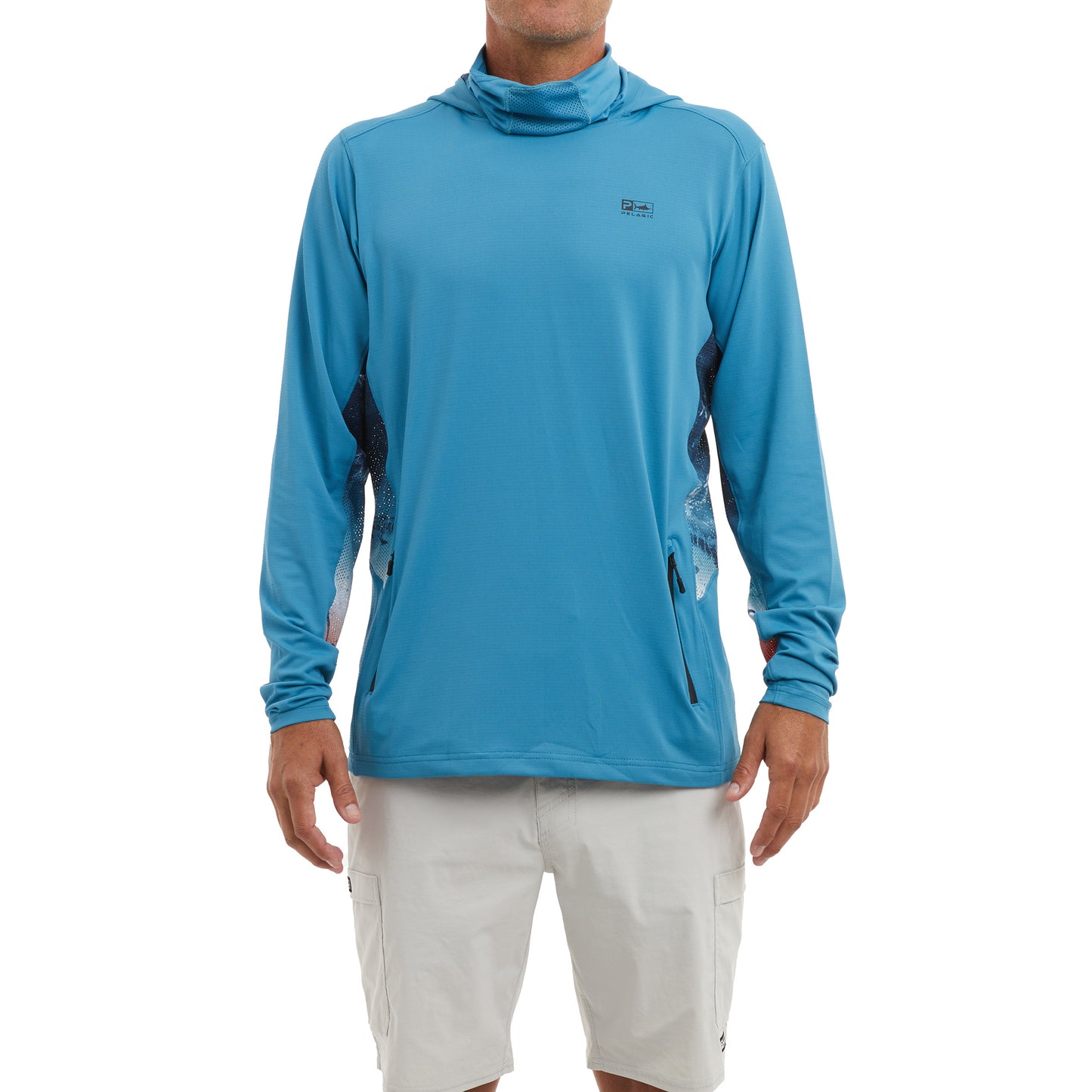 Exo-Tech Gyotaku Fade Hooded Fishing Shirt