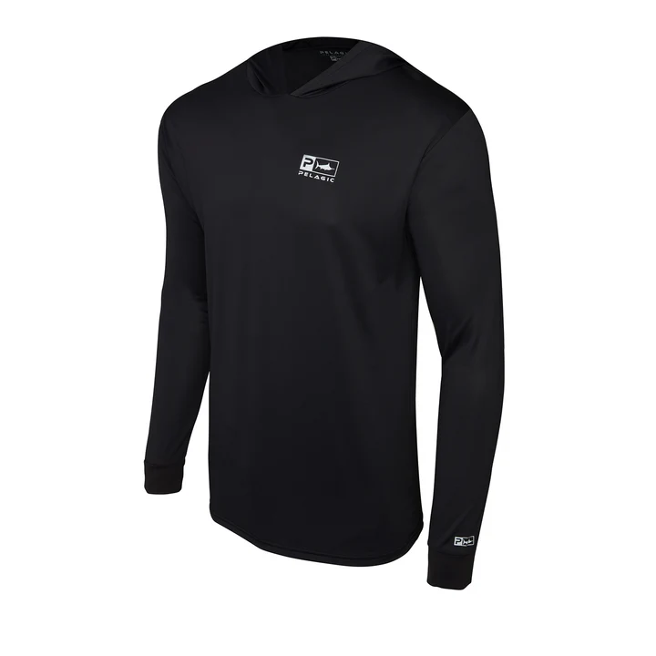 Aquatek Goione Slam Hooded Fishing Shirt - Black