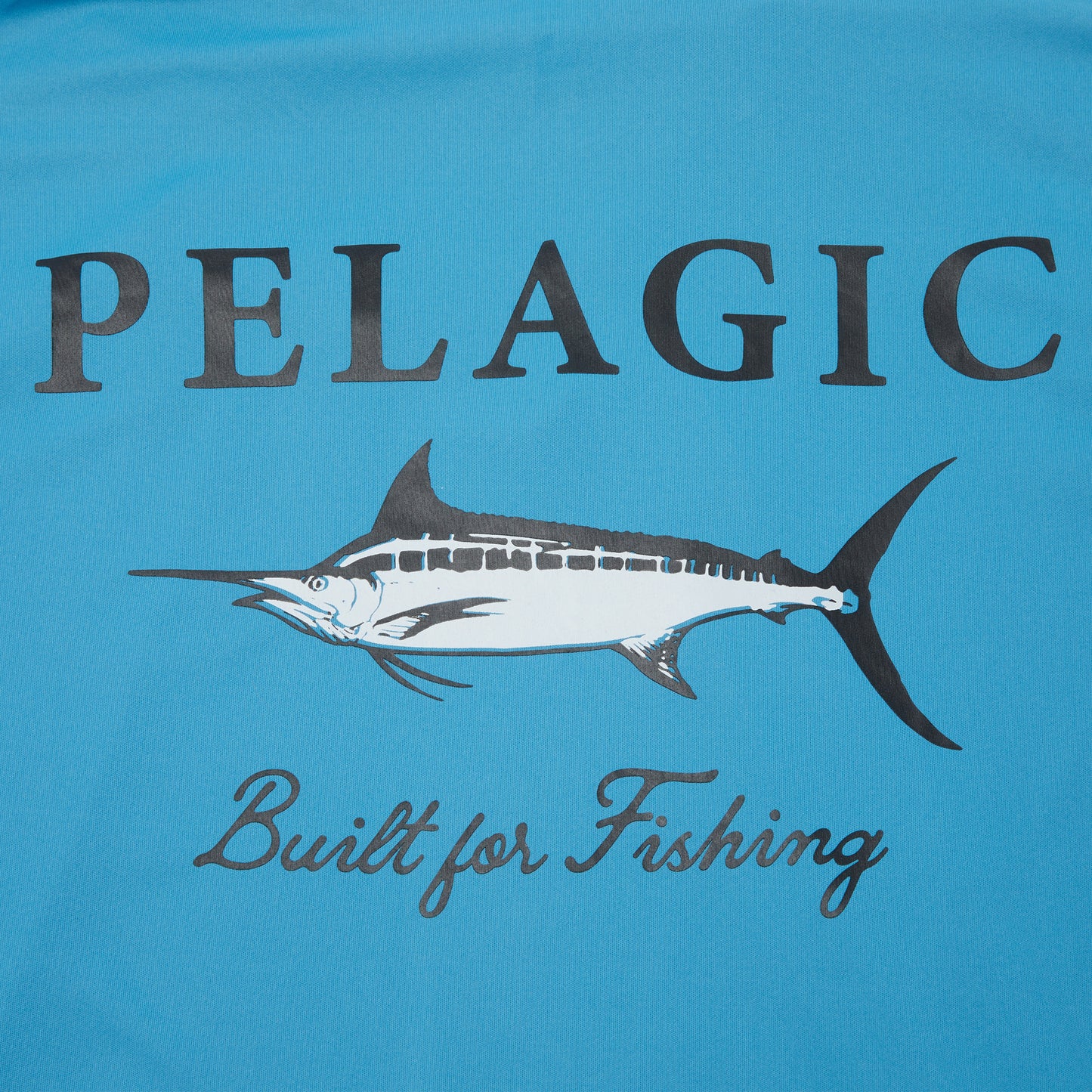 Vaportek Marlin Made Hooded Fishing Shirt - Ocean