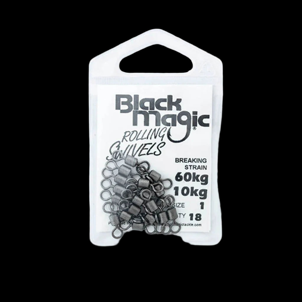 Black Magic Rolling Swivels