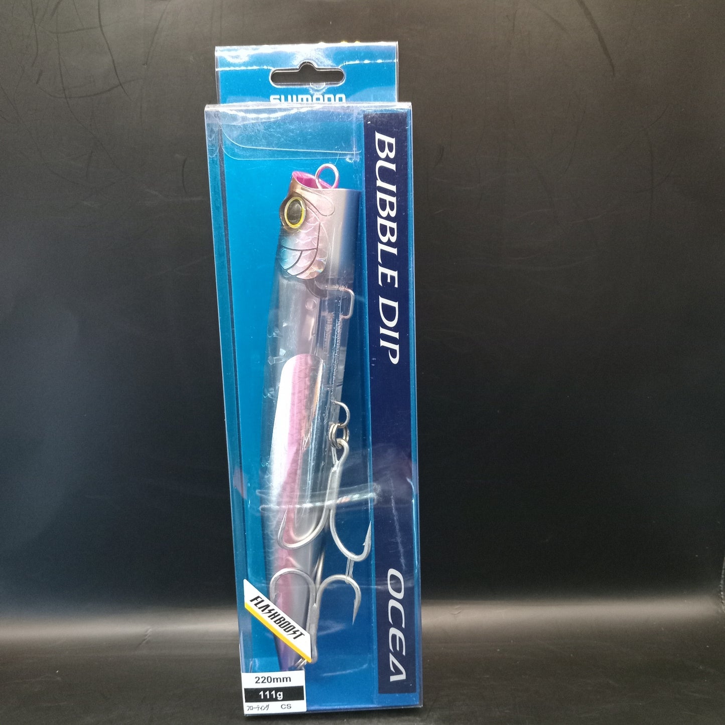 Shimano Ocea Bubble dip 220mm 111gm Clear Silver