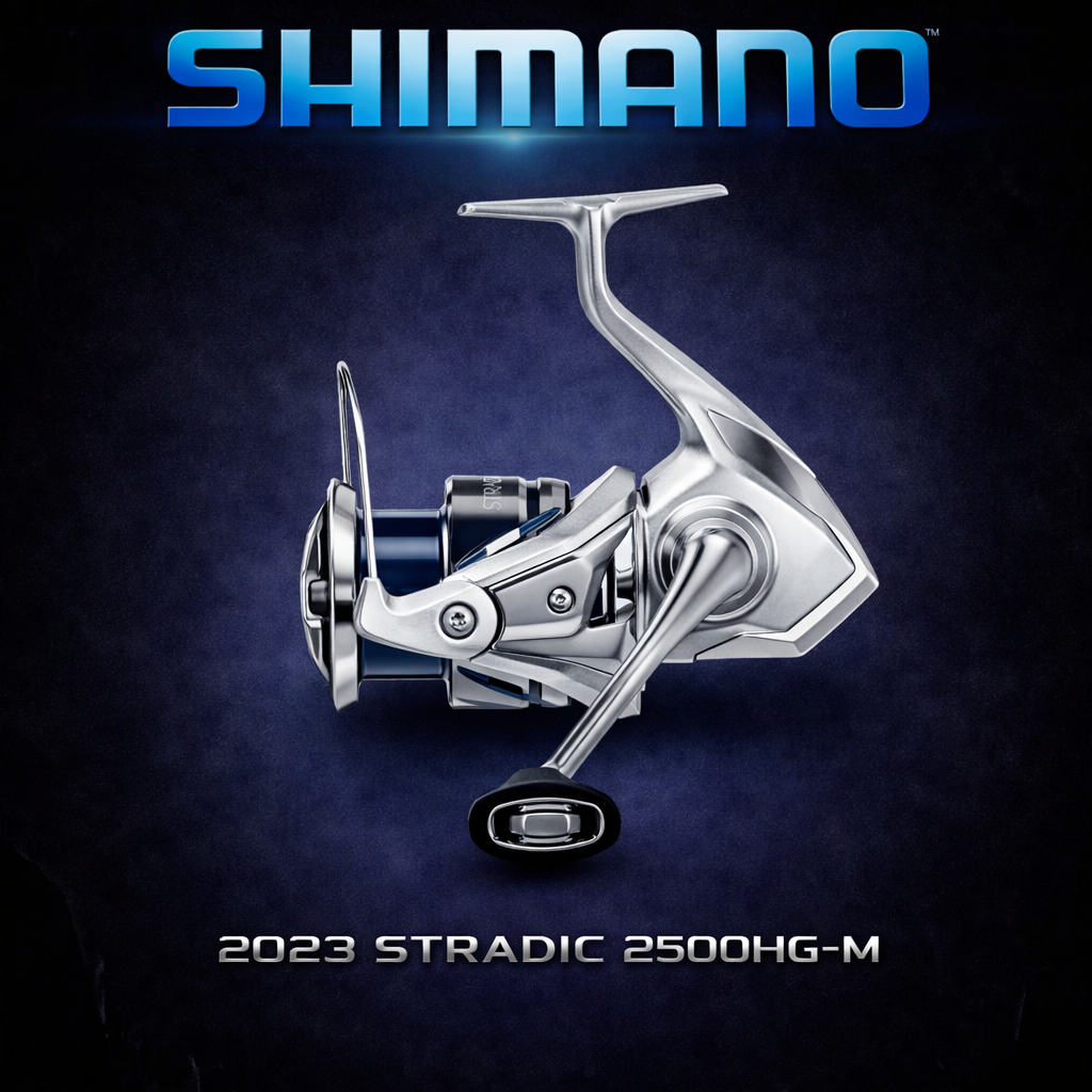 Shimano 23 Stradic 2500HG, High speed lightweight spinning reel.
