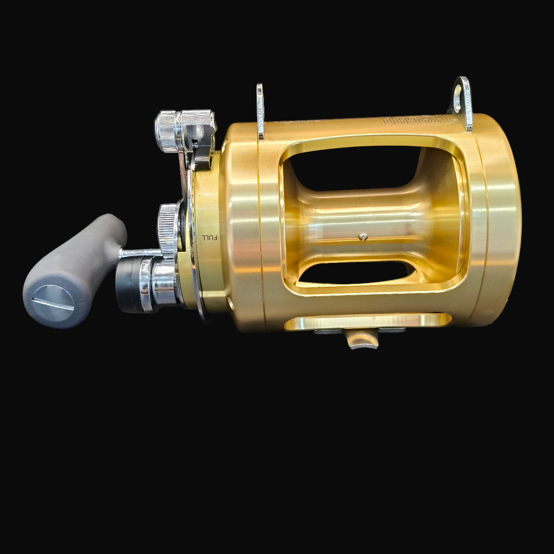 Shimano Tiagra 50w game fishing reel, power and reliability at Warren Hay Marine in whangarei
