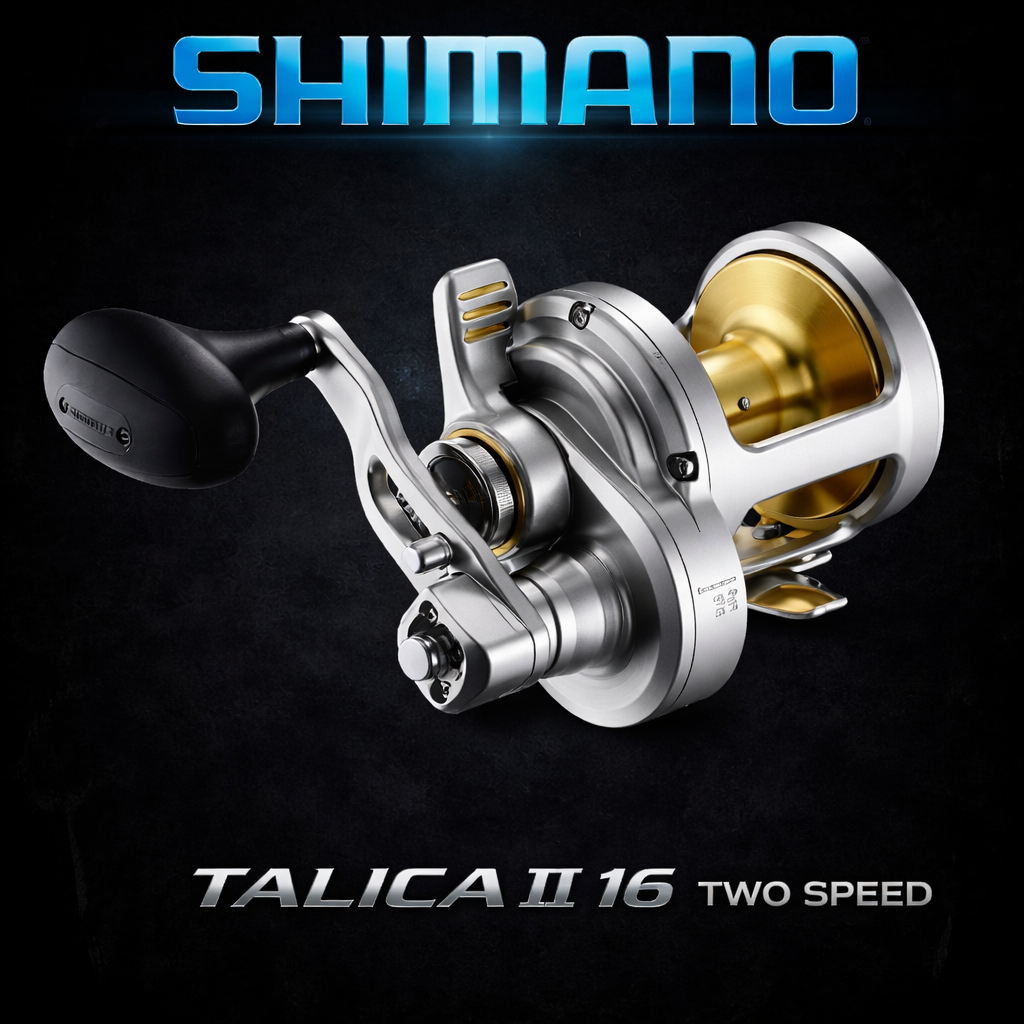 Shimano Talica IIa 2 speed fishing reel.