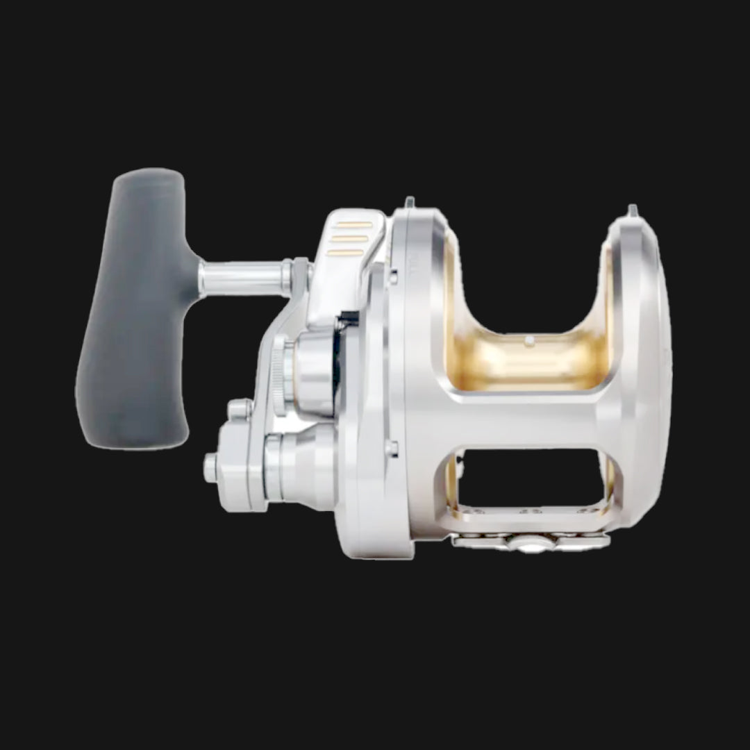 himano Talica 40A 2-speed overhead reel front view