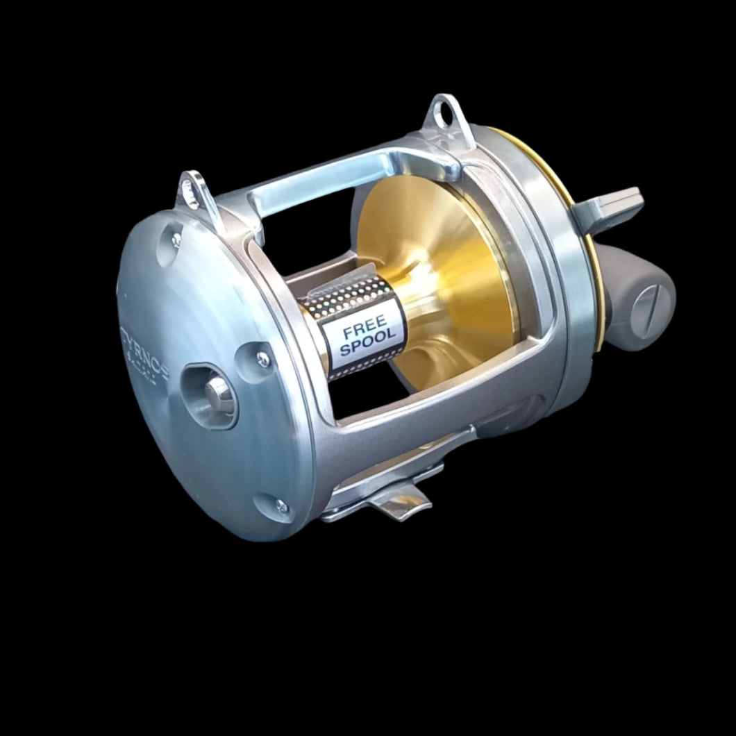 Shimano Tyrnos 50II LRS game reel and Backbone 5'6" 24kg roller tip rod combo
