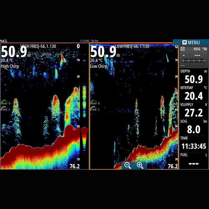 Simrad S5100 sonar module – high-performance triple-channel CHIRP sonar at Warren Hay Marine, Whangarei