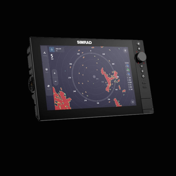 Simrad NSS 4 Series – customizable marine multifunction display with touchscreen, dial, and keypad at Warren Hay Marine, Whangarei