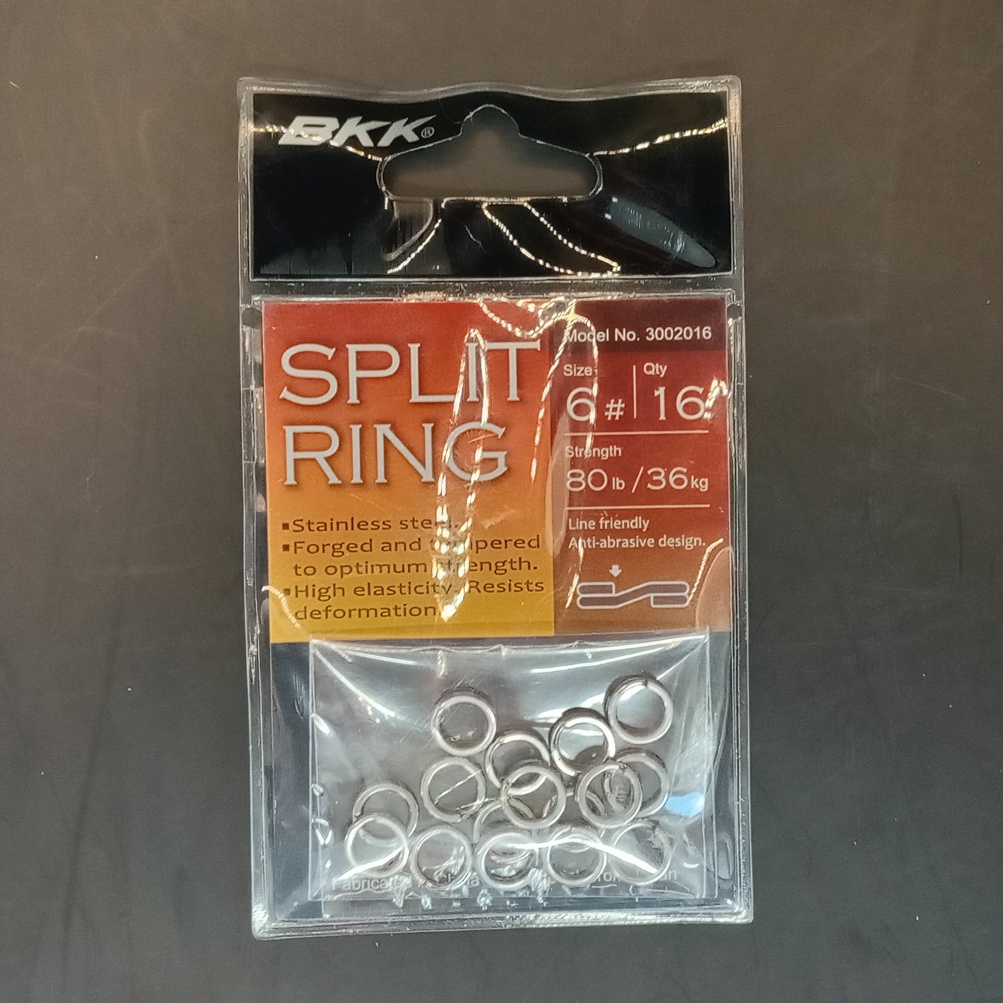 BKK Stainless steel Split rings #6