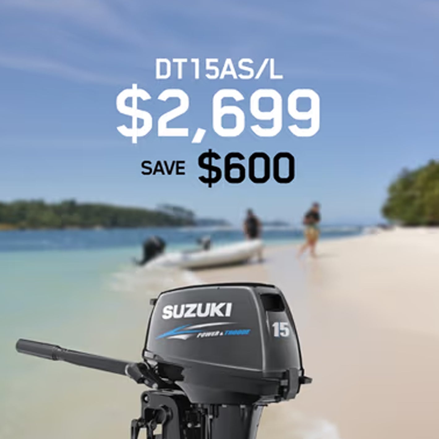Suzuki DT15HP 2 STROKE OUTBOARD