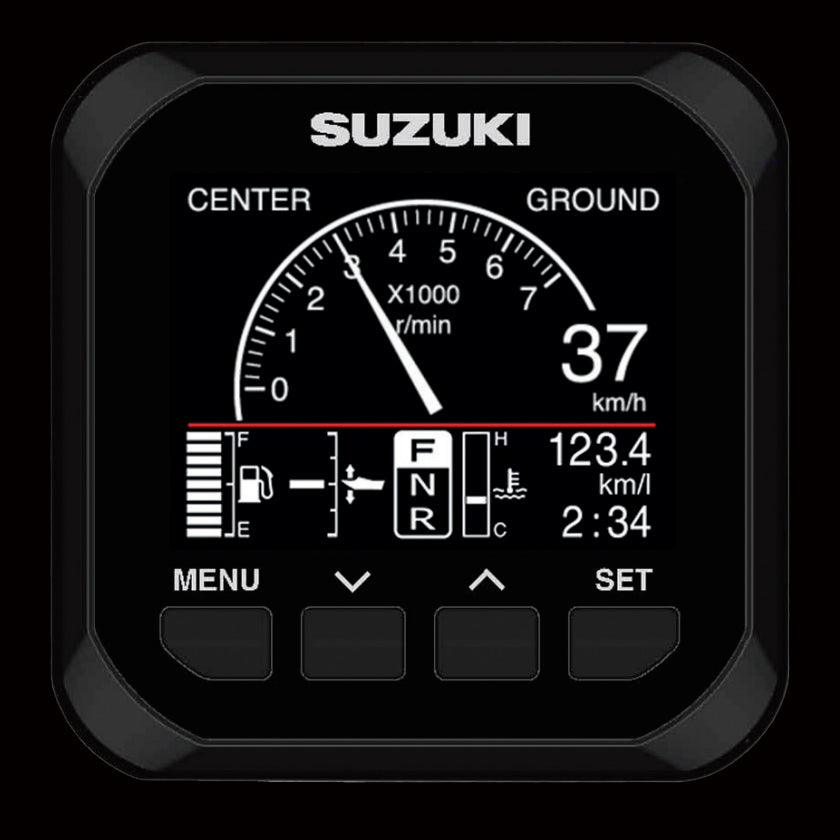 Suzuki Digital gauge, warren Hay Marine, Whangarei, Outboard engines