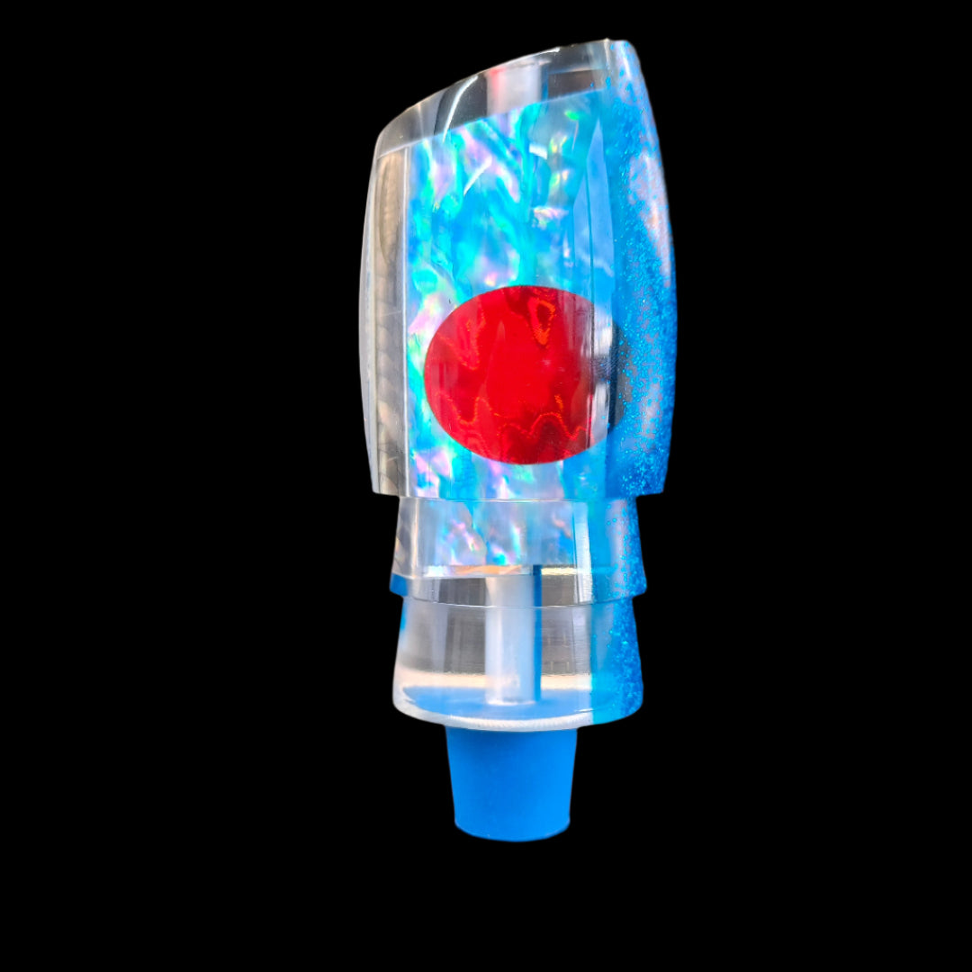 Tantrum Lures Large Bandit Head in Dark Blue – 85mm Kona-made lure head only, available at Warren Hay Marine.