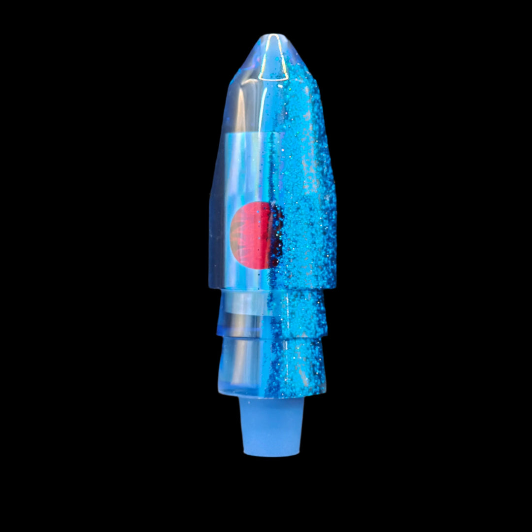Tantrum Lures Large Bullet Head in Dark Blue – Kona-made game fishing lure head only, available at Warren Hay Marine.