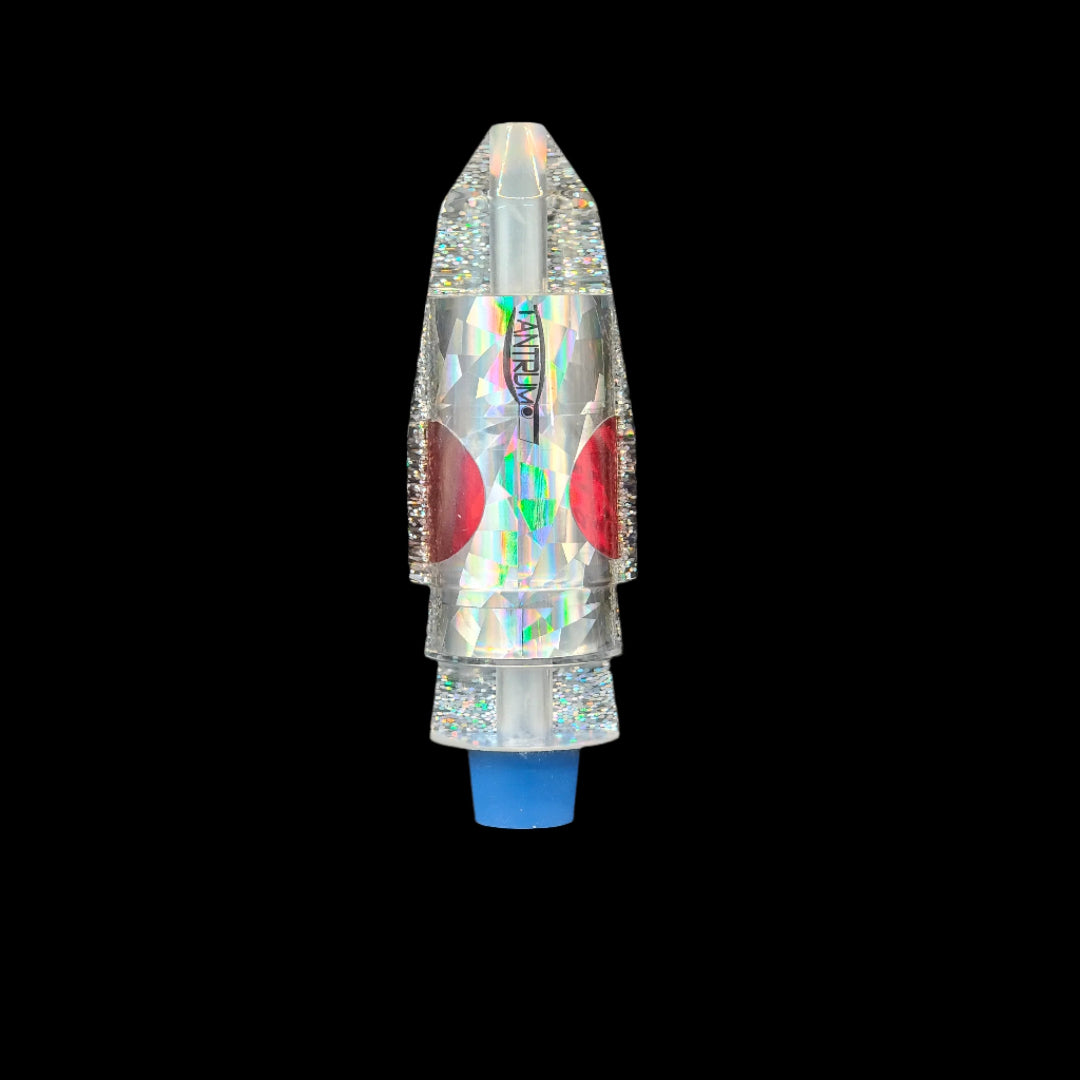 Tantrum Lures Medium Bullet Head in Clear and Silver – Kona-made lure head only, available at Warren Hay Marine.