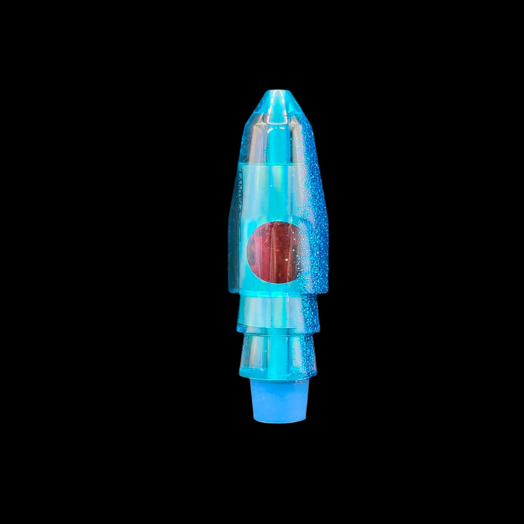 Shop the Tantrum Small Bullet Head in Light Blue – handcrafted in Kona, Hawaii. Head only, perfect for custom rigging. Available now at Warren Hay Marine, Whangarei