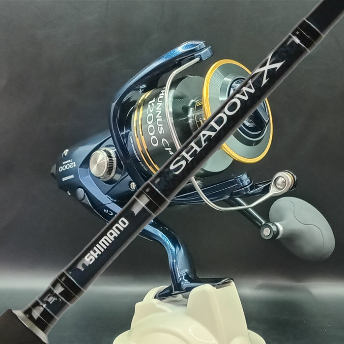 Shimano Thunnus 12000 + Shadow X 7' 1 pce 10-15kg Rod