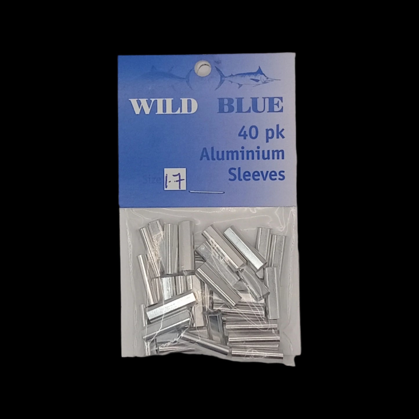 Wild Blue Alloy Crimps