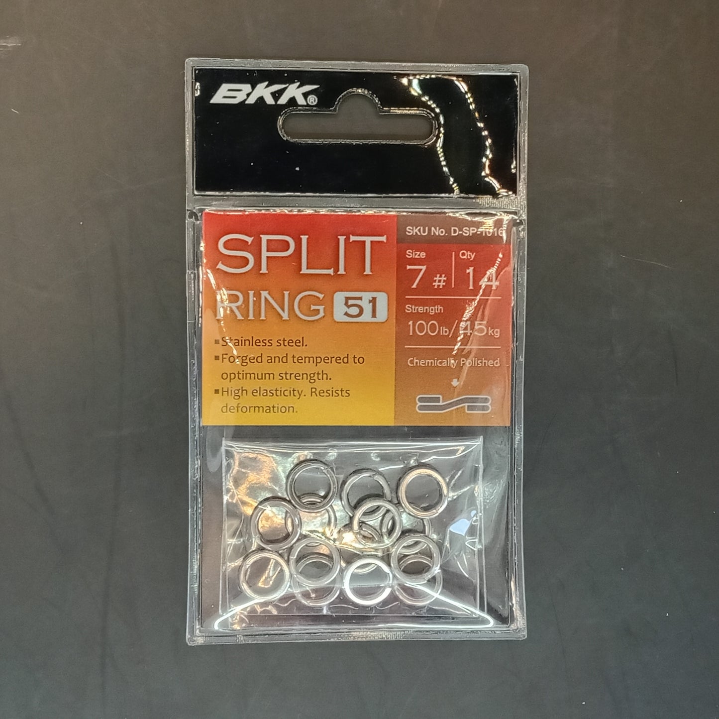 BKK Stainless steel Split rings #7