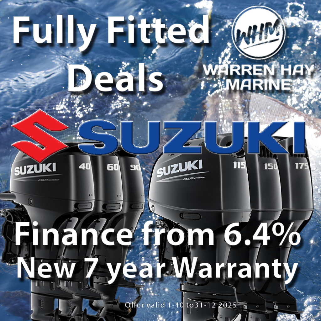 Suzuki Outboard fully fitted package deals at Warren Hay Marine, Whangarei – expert installation included.