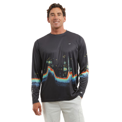 Vaportek Fishing Shirt - Sonar Black